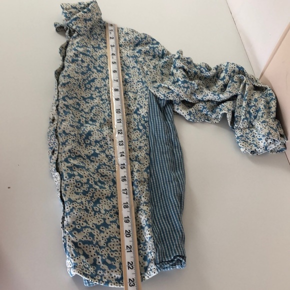 G.H.Bass & Co Floral Checkered Button Front Small - Picture 7 of 9